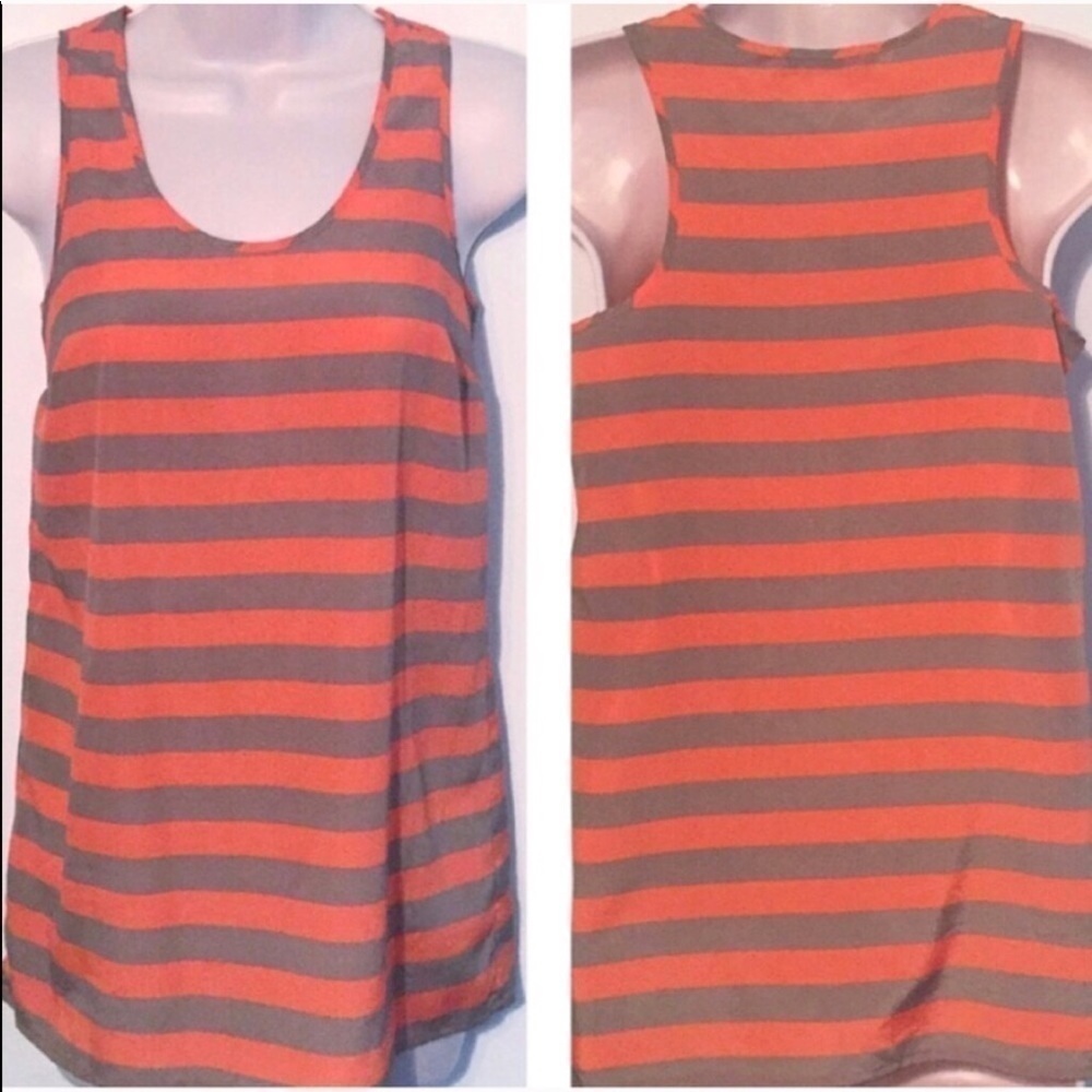 🆕 Outback Red striped flowy tank top…